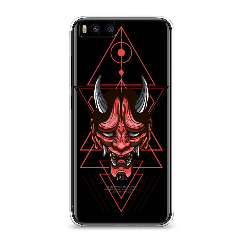 

Чехол для Xiaomi Mi 6 "Hanya Oni mask", Серый;красный;черный, 30650-4