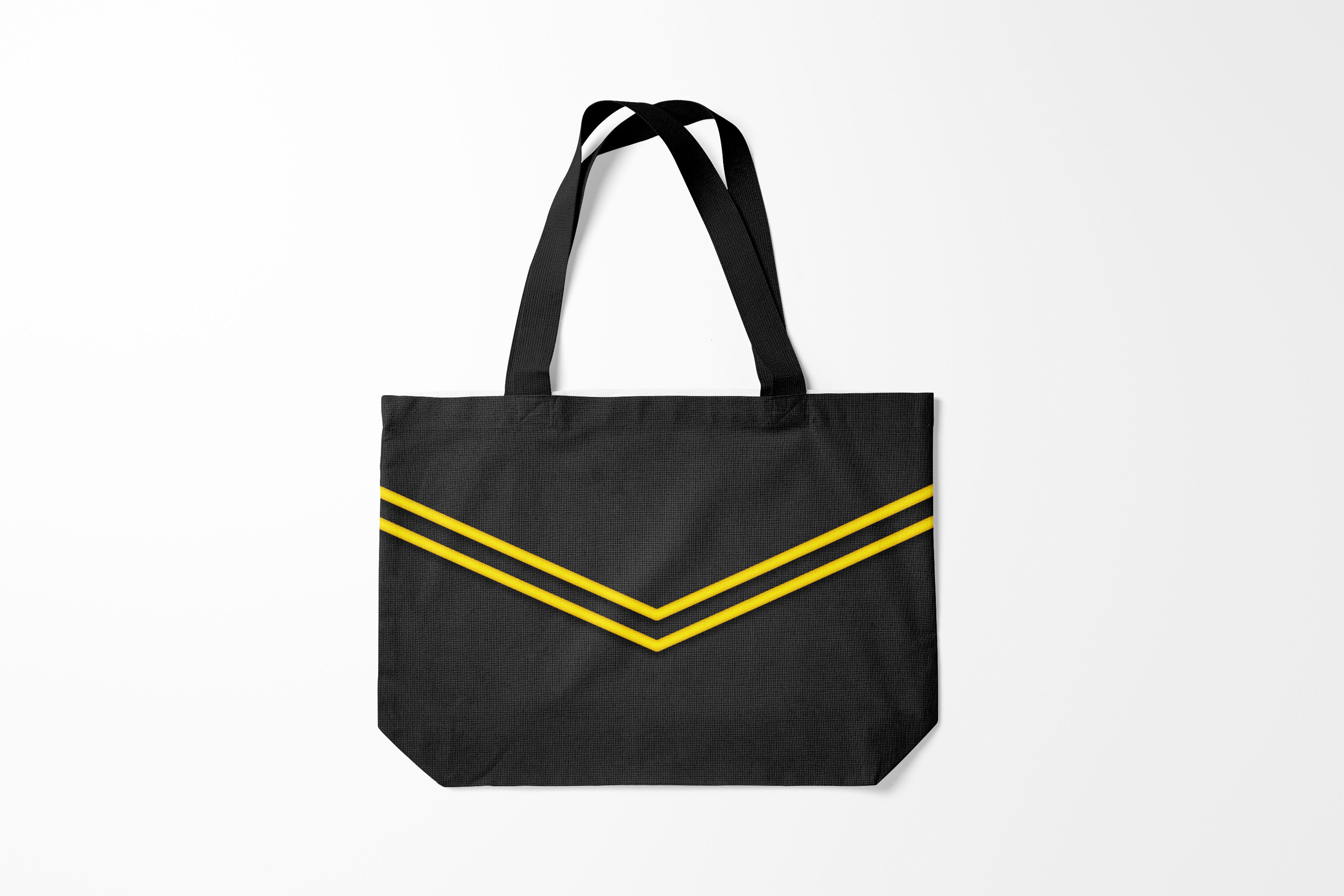 

Сумка шoппер унисекс Burnettie Другие Black and Yellow, черный, Другие Black and Yellow