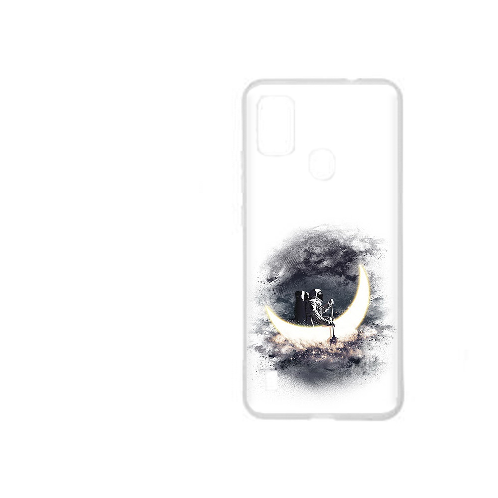 Чехол MyPads Tocco для ZTE Blade A51 лунный путешественник (PT160198.458.448)