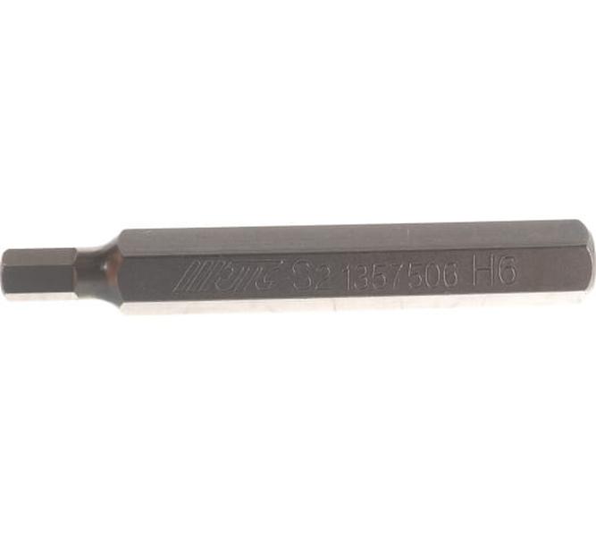 

Бита HEX H10х75мм 10мм 6-ти гранная удлиненная S2 JTC