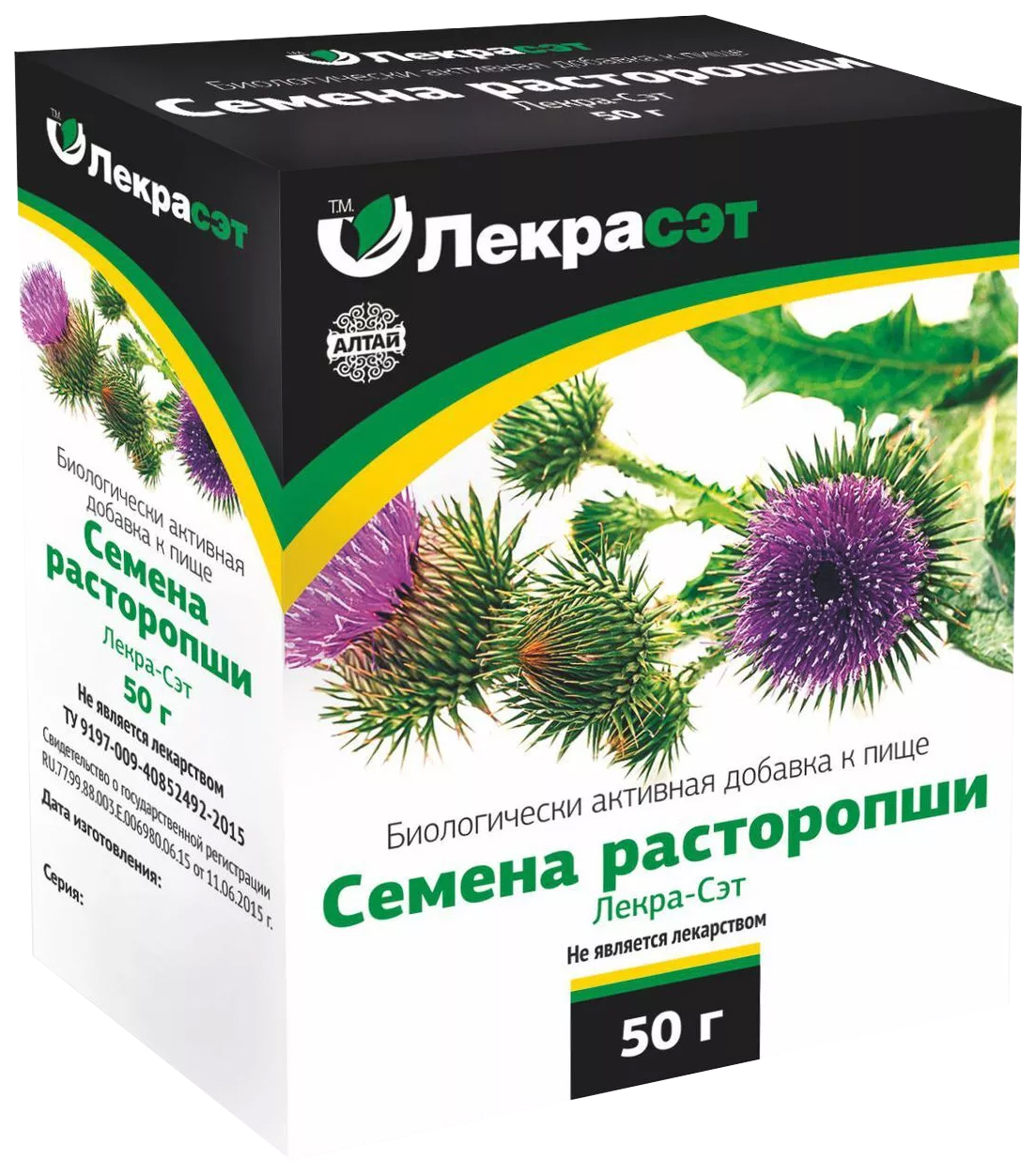 

Расторопша Лекра-СЭТ семена 50 г