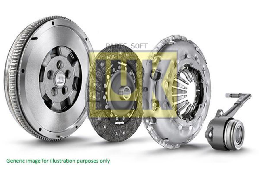

К-кт сцепления с двухмассовым маховиком opel astra h 1.9cdti 04 Luk арт. 600015800