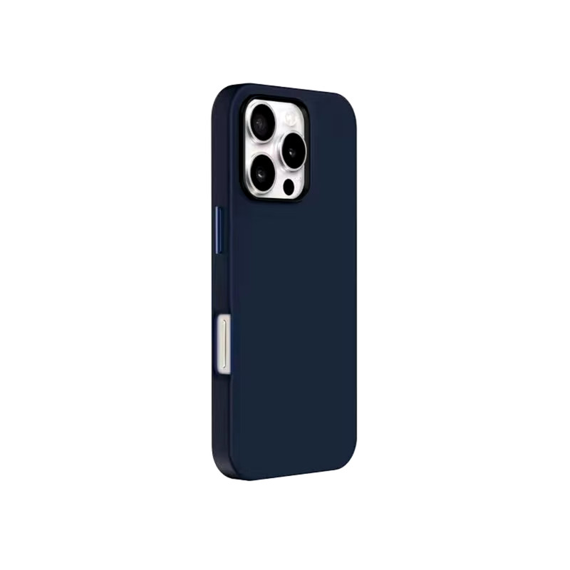 

Чехол для iPhone 16 NOBLE кожаный Soft touch Темно Синий, Apple iPhone 16