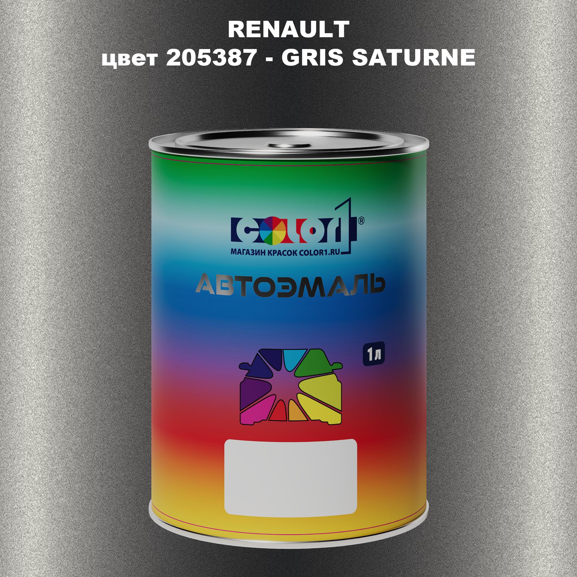 

Автомобильная краска COLOR1 для RENAULT, цвет 205387 - GRIS SATURNE, Прозрачный