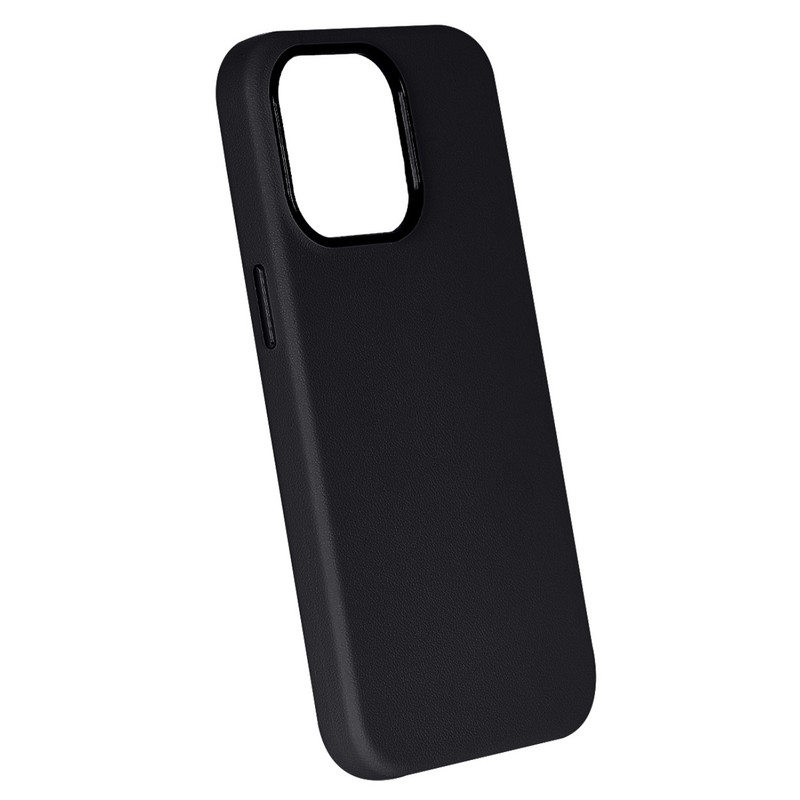 

Чехол на iPhone 16 Pro Artificial Leather Co Матовая поверхность Soft touch Чёрный, Черный, Apple iPhone 16 Pro
