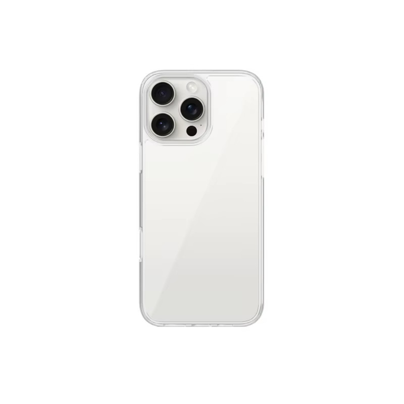 Чехол силиконовый на iPhone 16 Pro GUARDIAN, White Titanium прозрачный, ультралегкий