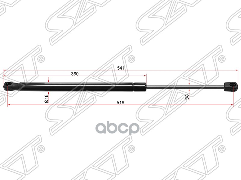 

Амортизатор Крышки Багажника Skoda Rapid 12- Sat арт. ST-5JA827550A