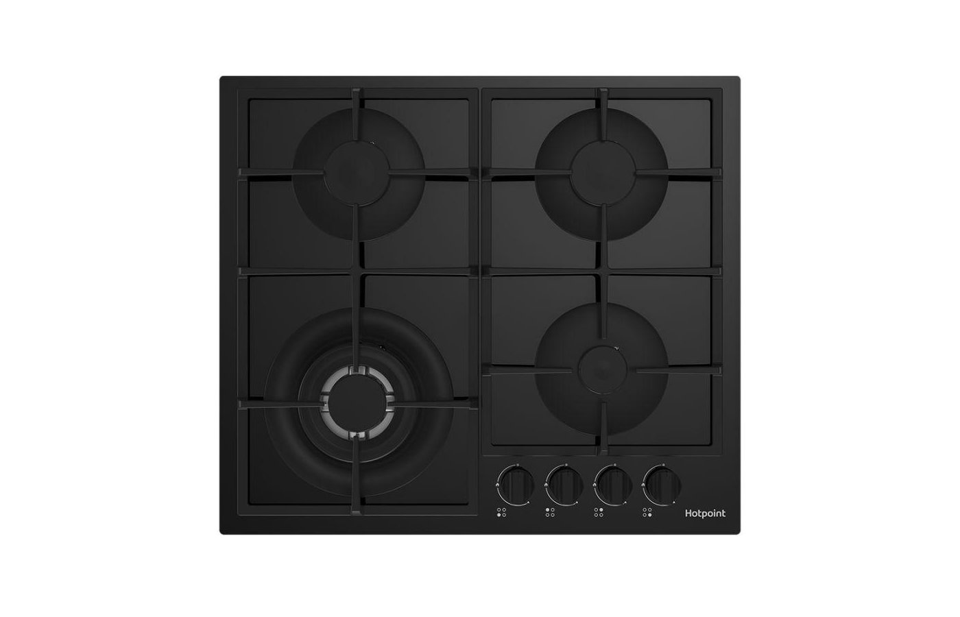

Встраиваемая варочная панель газовая Hotpoint 62FA/BK черный, 62FA/BK