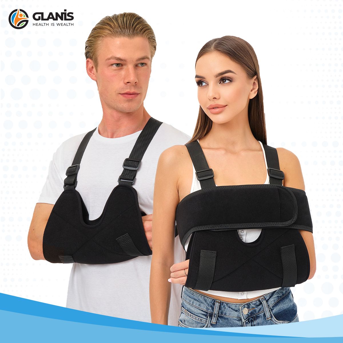 Повязка дезо с поясом Glanis Arm SlingX one size