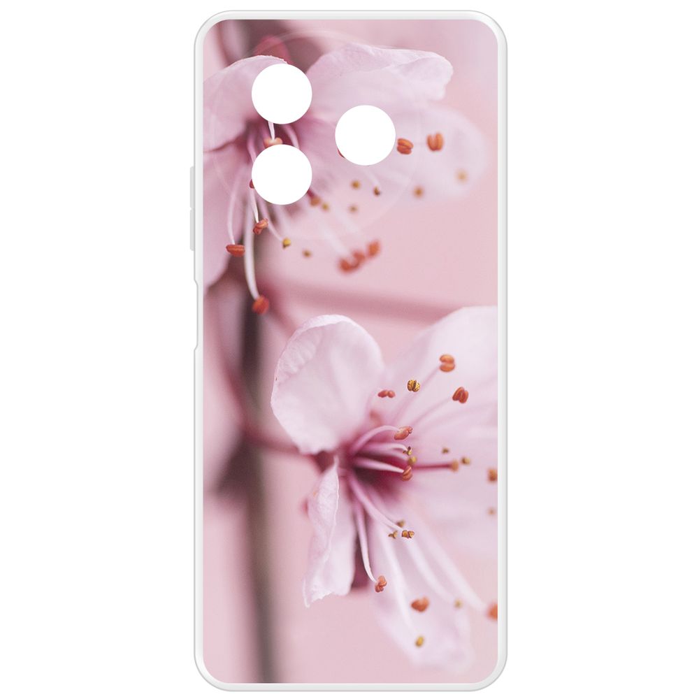 

Чехол-накладка Krutoff Clear Case Весна для Itel S24, Прозрачный