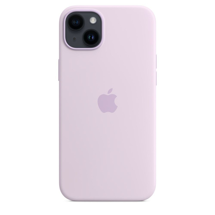 

Чехол для iPhone 14 Plus MagSafe Silicone Case лавандовый, Розовый