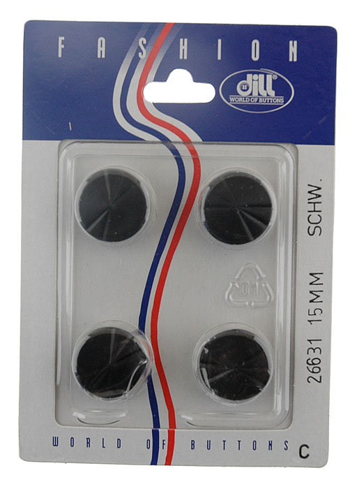 

Пуговицы DILL размер 15мм пластик 026631/15-4