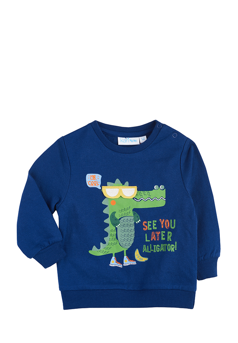 

Джемпер детский Kari baby SS20B09500812 синий р.80, SS20B09500812