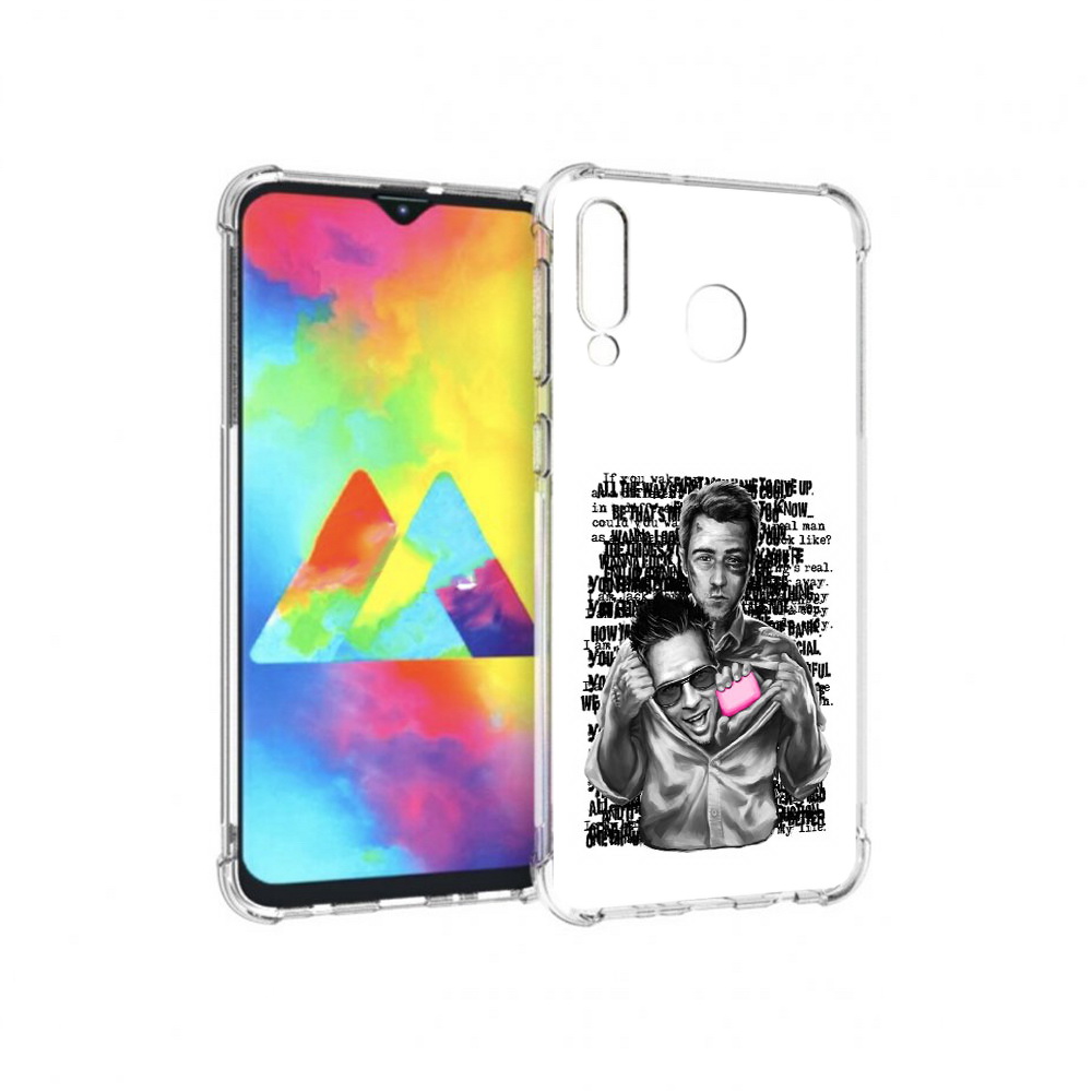 

Чехол MyPads Tocco для Samsung Galaxy M30 бойцовский клуб (PT138437.525.242), Прозрачный, Tocco