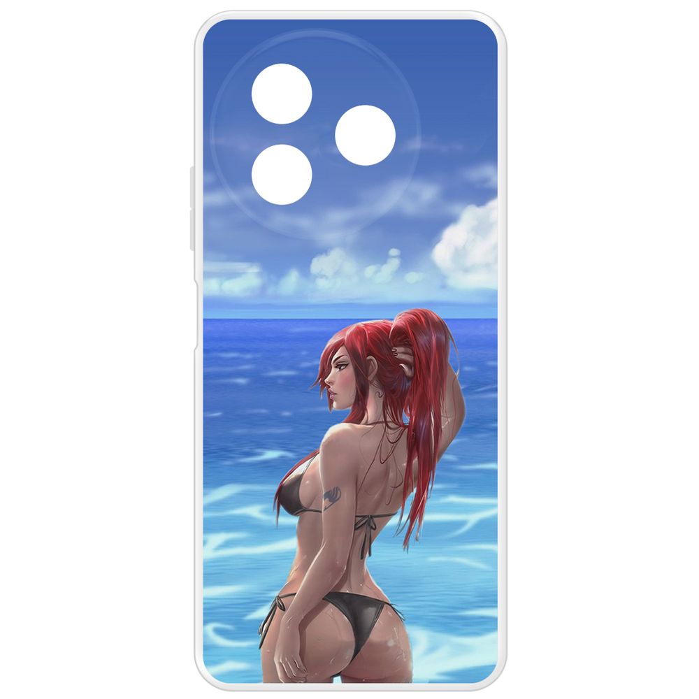 

Чехол-накладка Krutoff Clear Case Купальник женский для Itel S24, Прозрачный