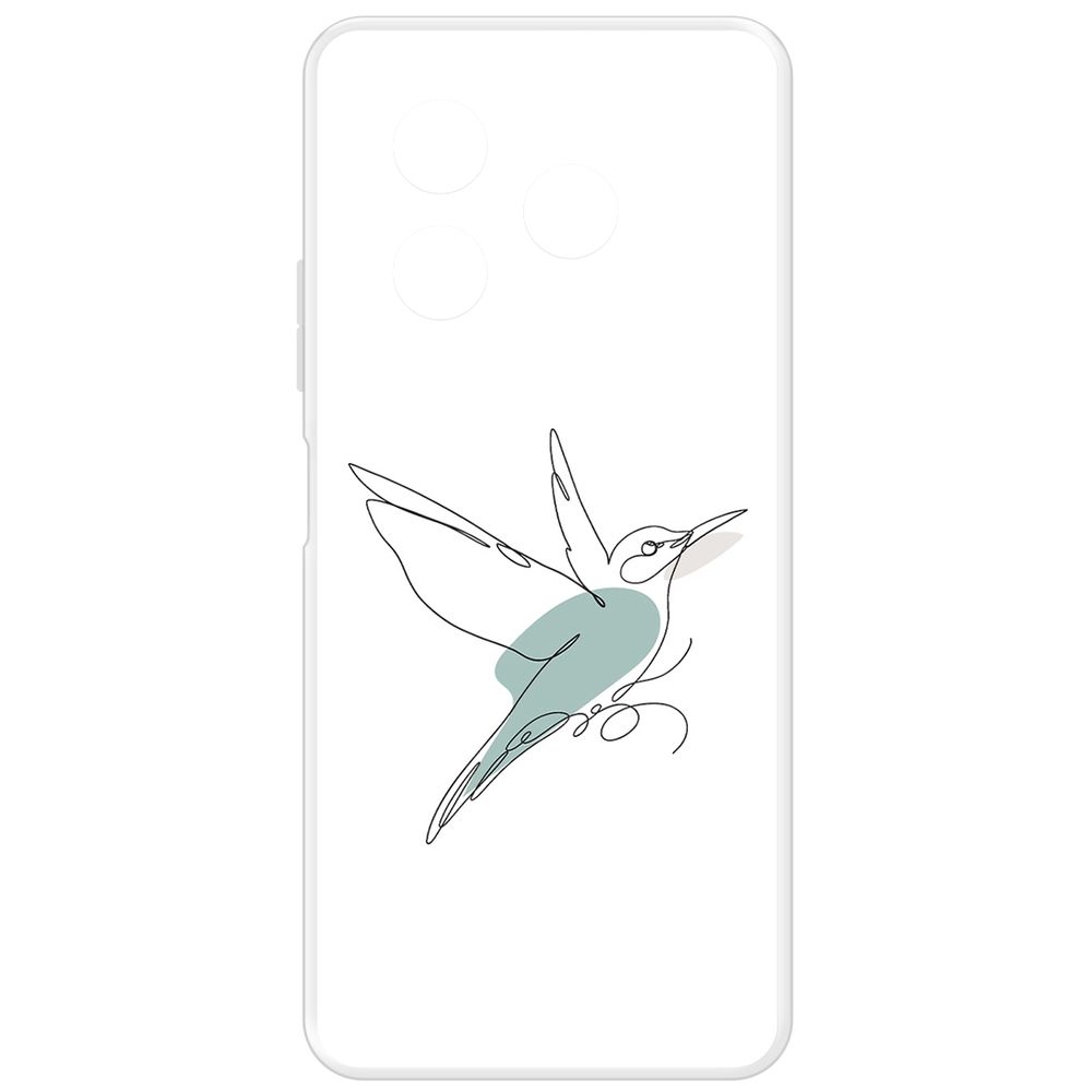 

Чехол-накладка Krutoff Clear Case Легкость для Itel S24, Прозрачный