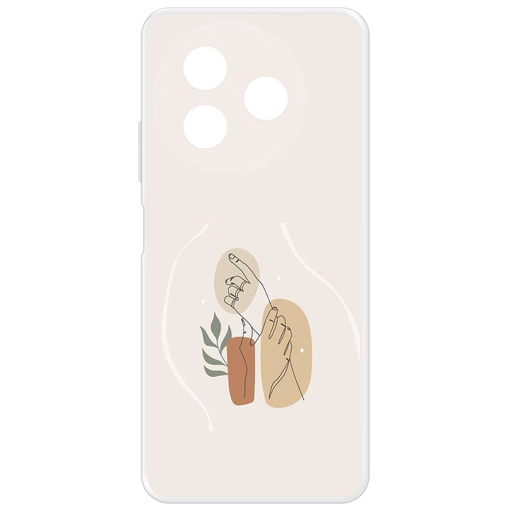 

Чехол-накладка Krutoff Clear Case Тонкость для Itel S24, Прозрачный
