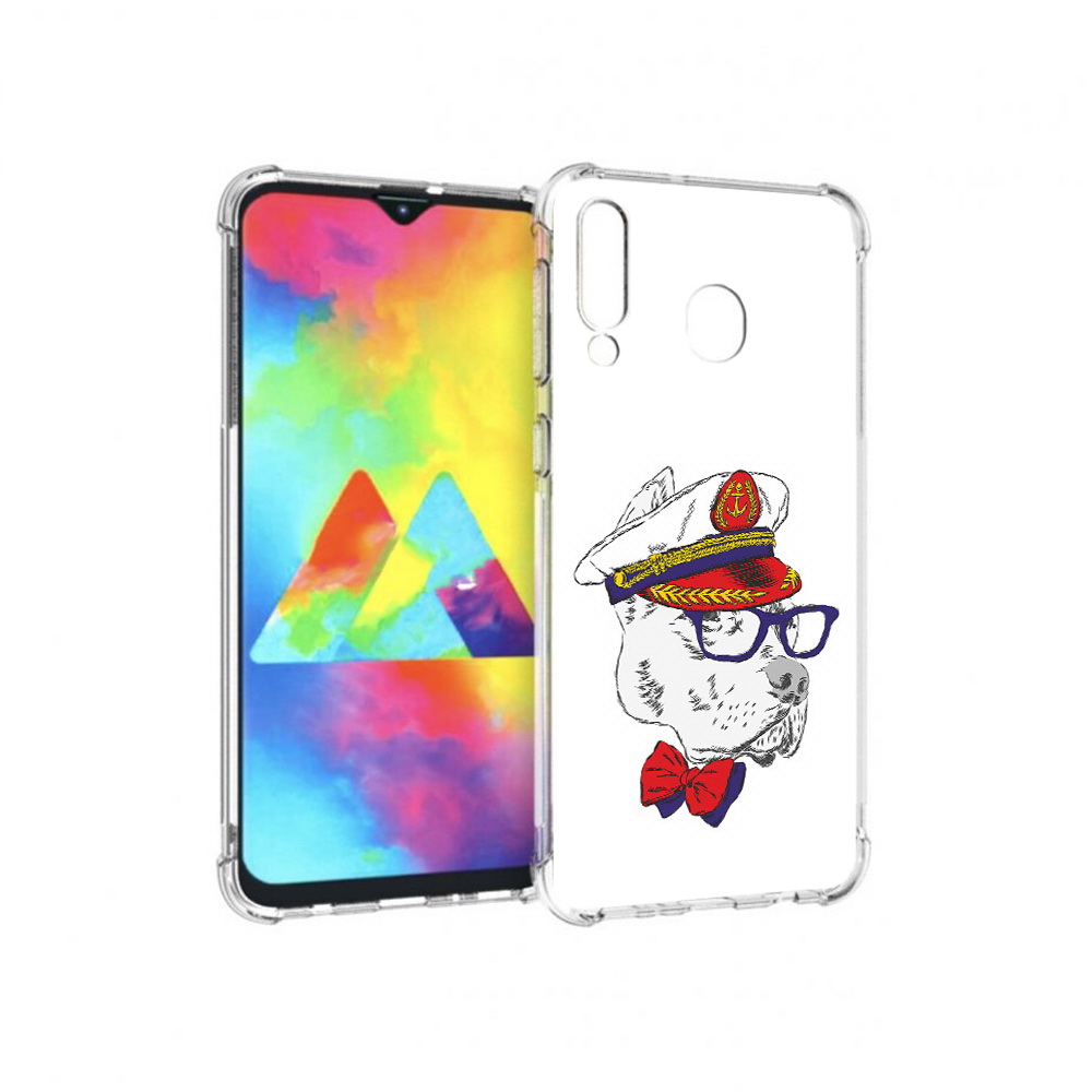 

Чехол MyPads Tocco для Samsung Galaxy M30 бульдог (PT138437.525.251), Прозрачный, Tocco