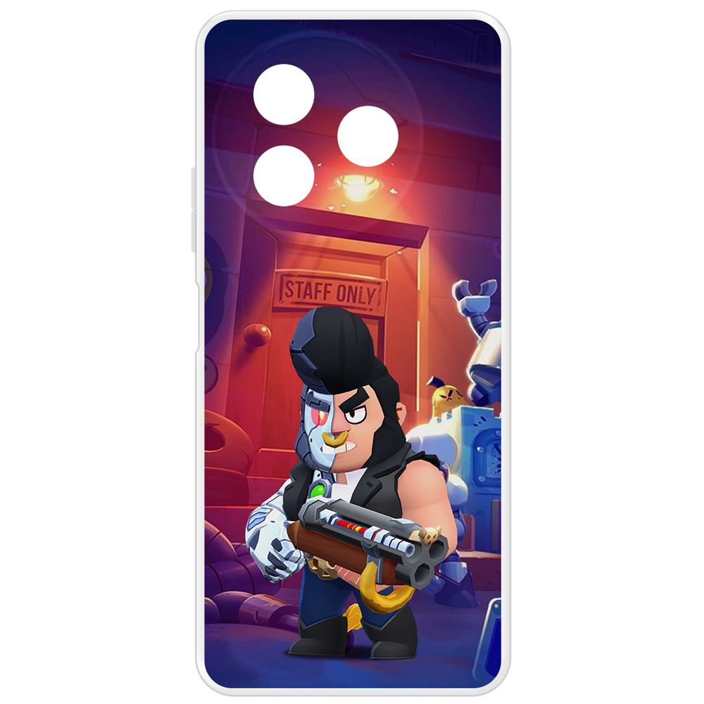 

Чехол-накладка Krutoff Clear Case Brawl Stars-Б-800 для Itel S24, Прозрачный