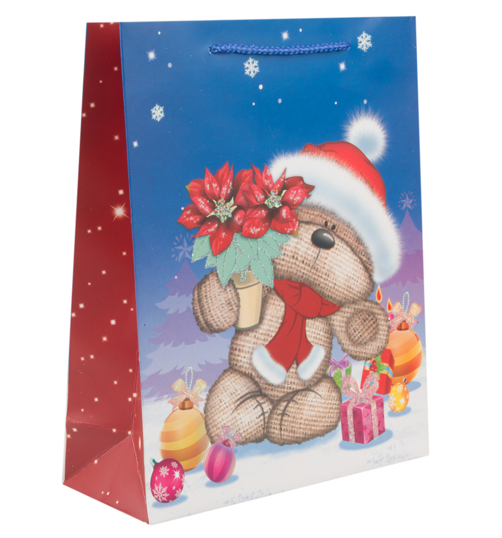 

Подарочный пакет Fu Di Packaging бумажный, 26 х 32 х 10 см