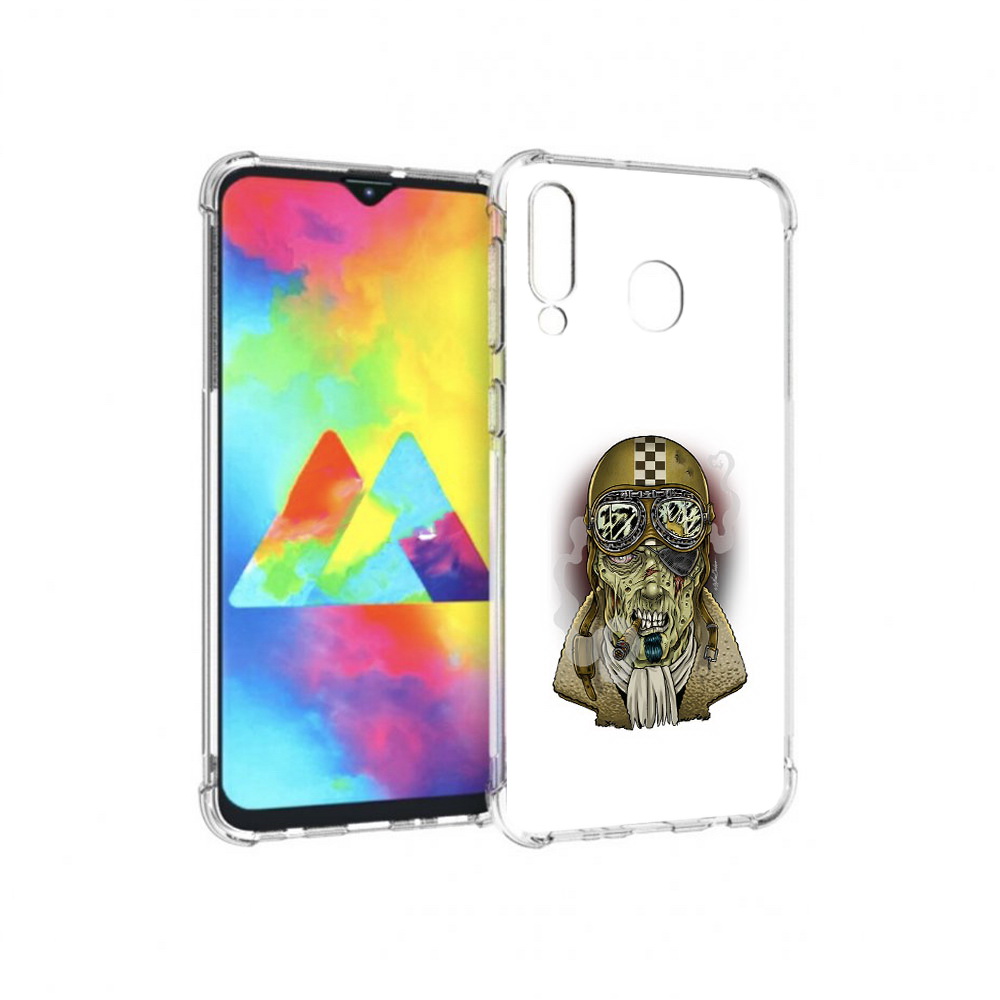 

Чехол MyPads Tocco для Samsung Galaxy M30 военный зомби (PT138437.525.264), Прозрачный, Tocco