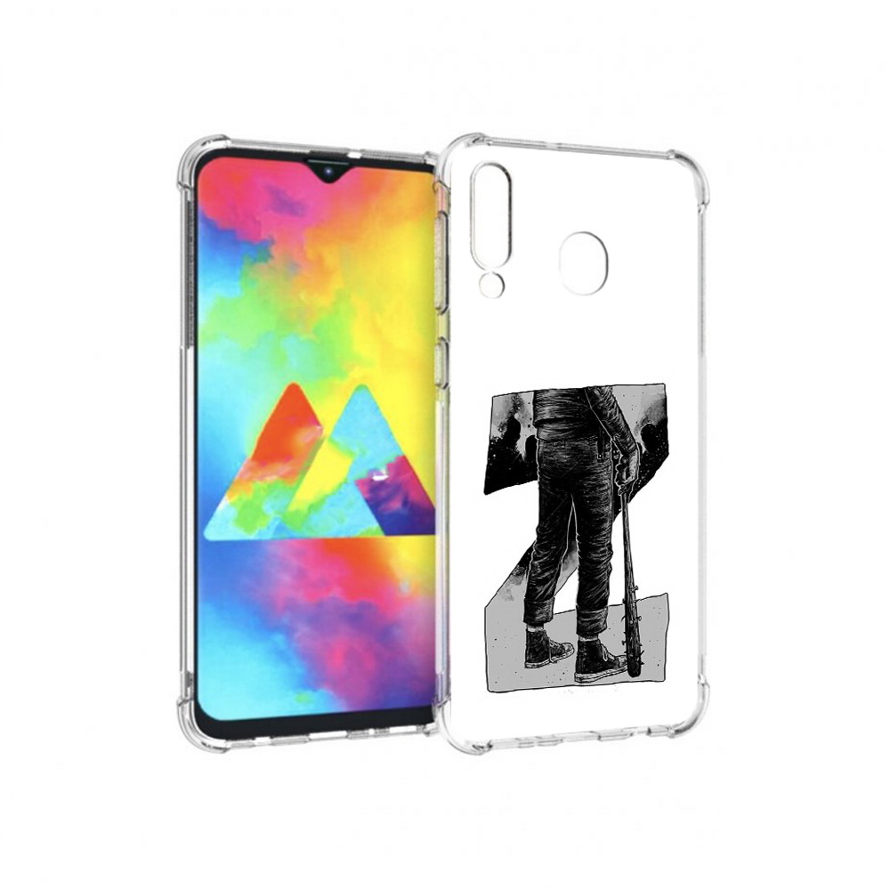 

Чехол MyPads Tocco для Samsung Galaxy M30 воин черно белый (PT138437.525.265), Tocco