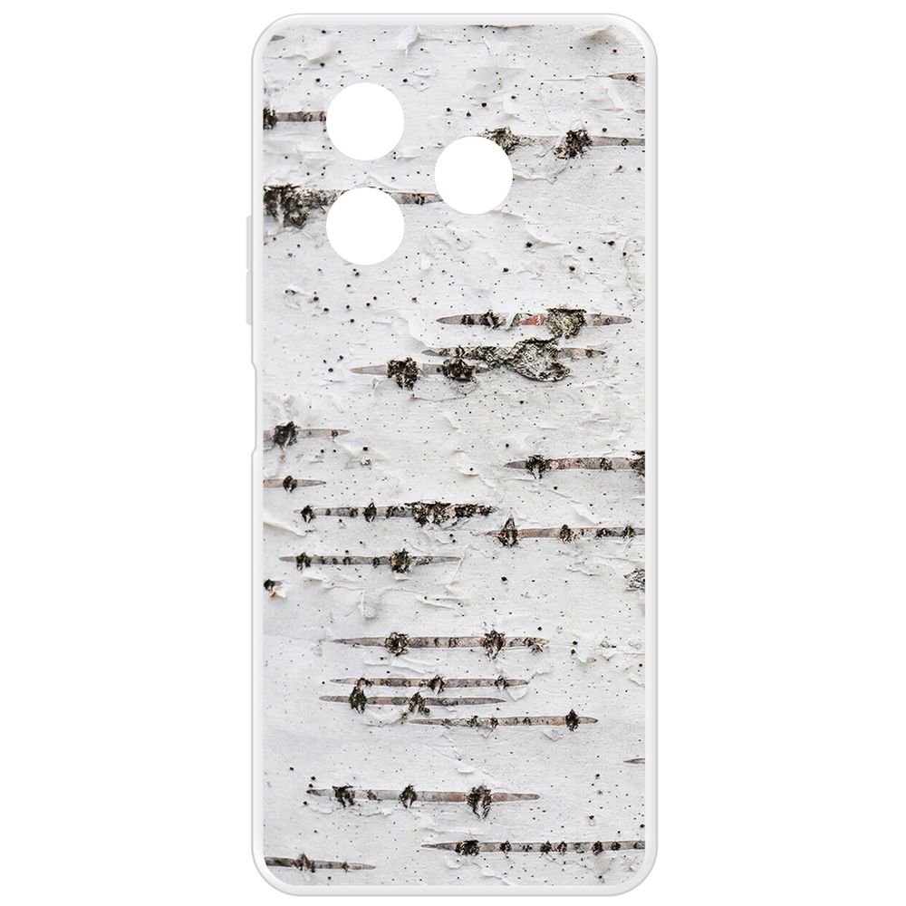 

Чехол-накладка Krutoff Clear Case Березка для Itel S24, Прозрачный