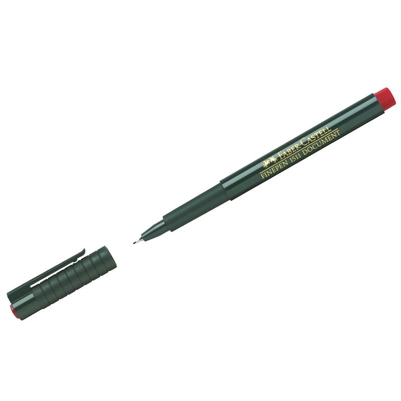 

Ручка капиллярная Faber-Castell "Finepen 1511" 286687, красная, 0.4 мм, 10 штук