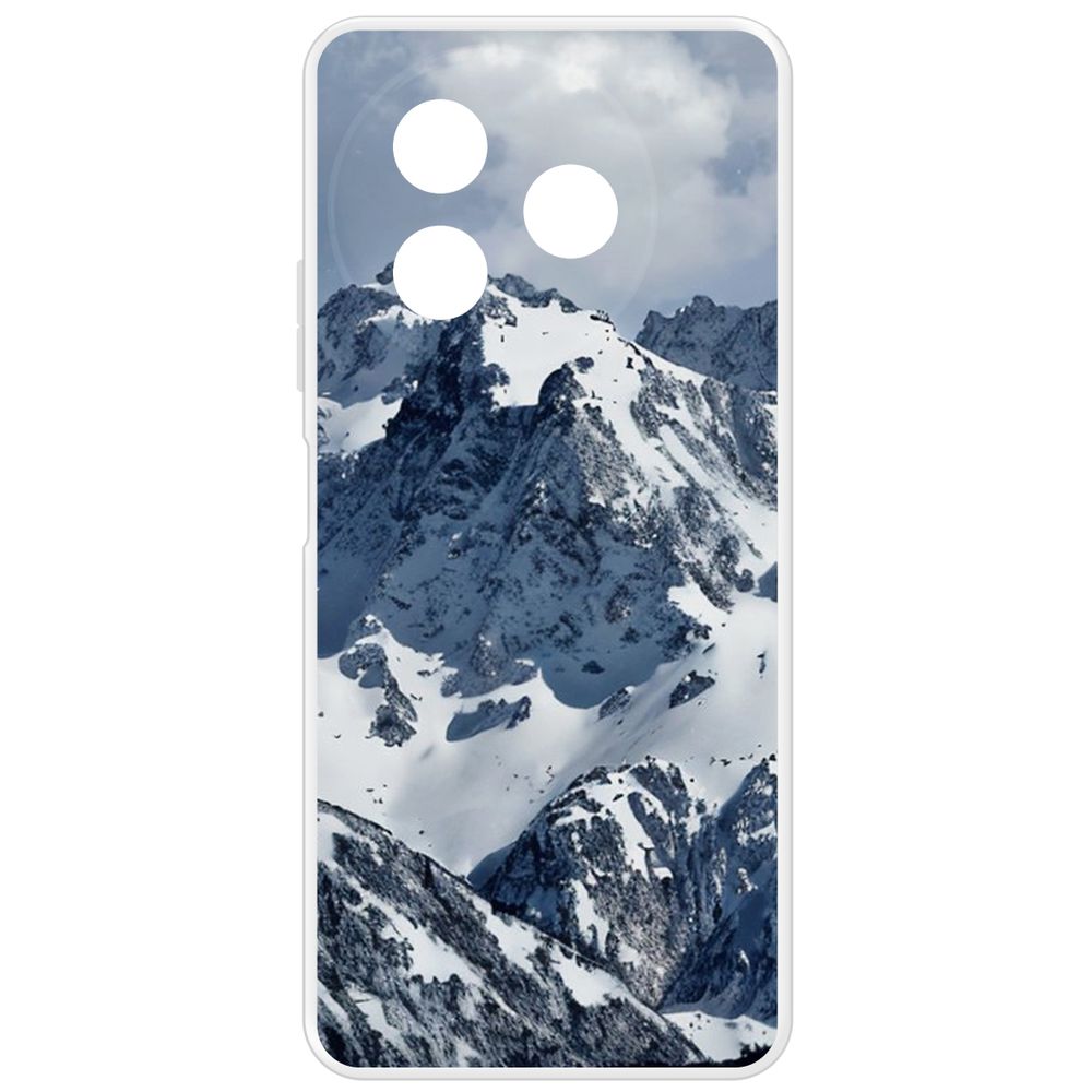 

Чехол-накладка Krutoff Clear Case Горы для Itel S24, Прозрачный