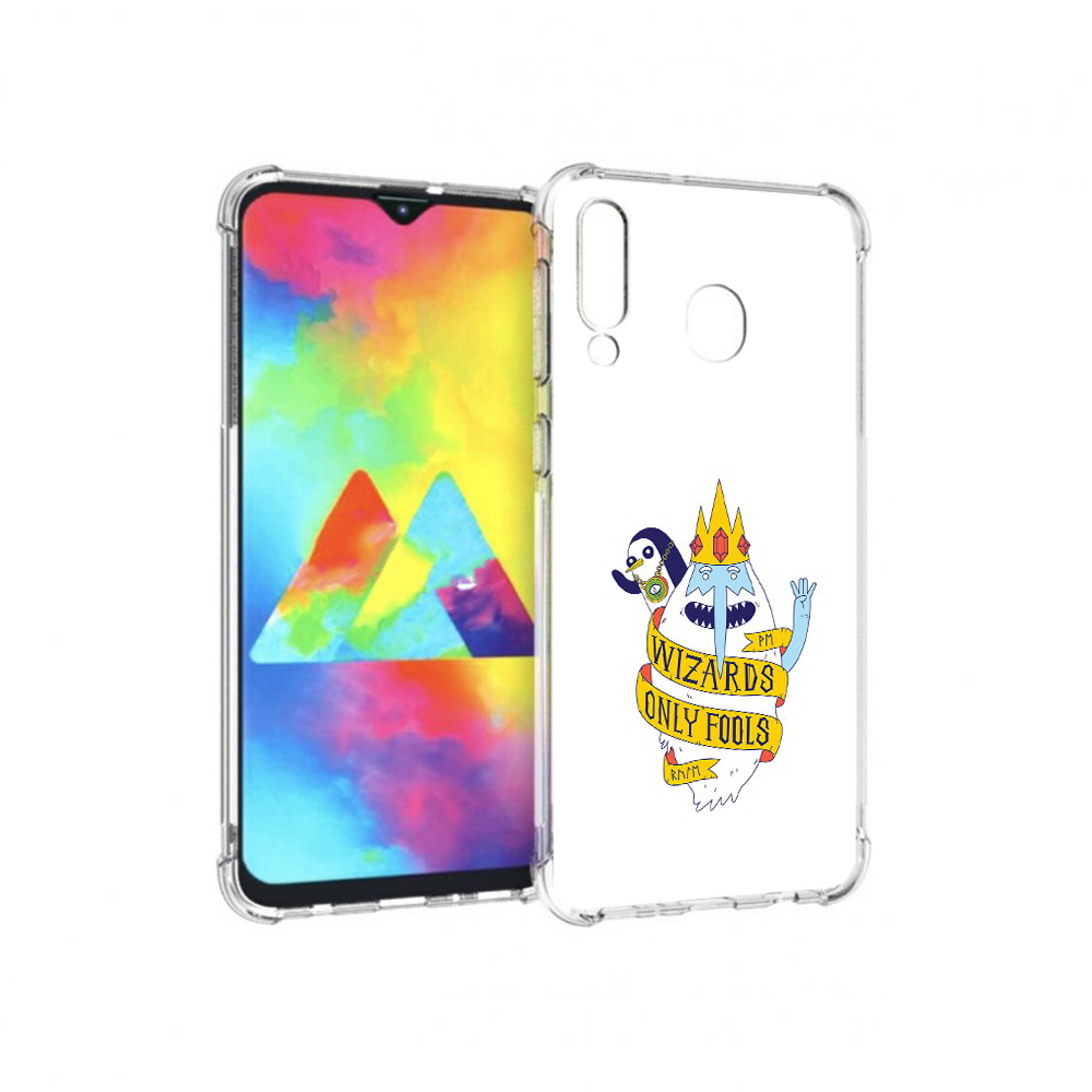 

Чехол MyPads Tocco для Samsung Galaxy M30 время приключений снежный король, Прозрачный, Tocco