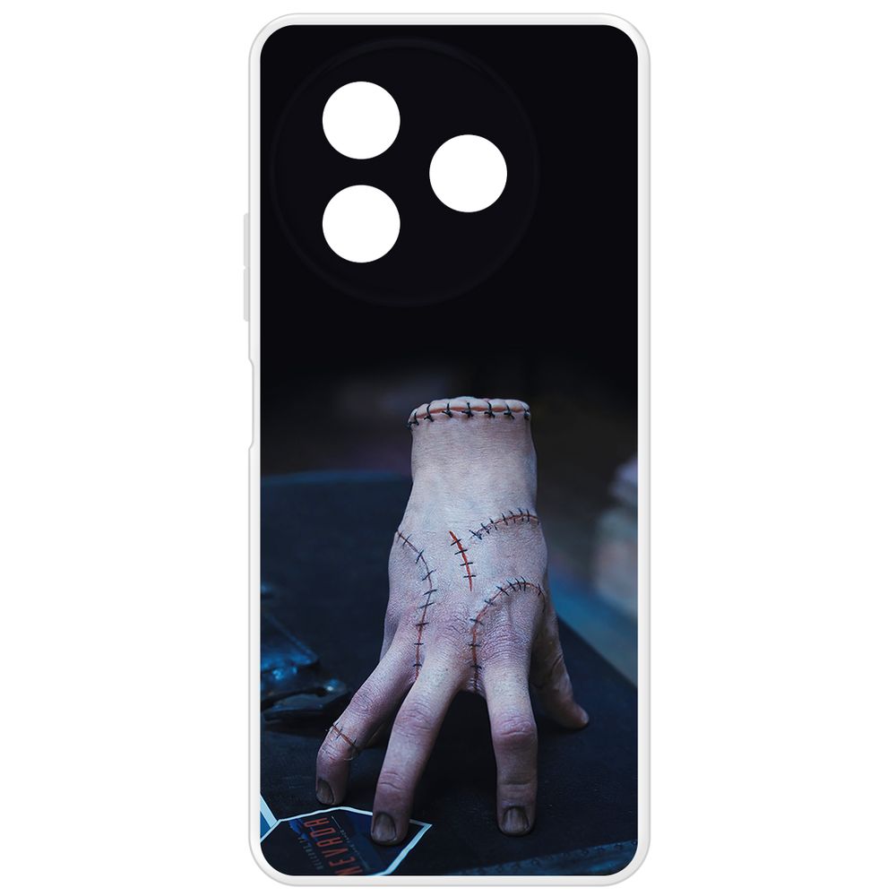 

Чехол-накладка Krutoff Clear Case Уэнсдей Аддамс - Вещь для Itel S24, Прозрачный