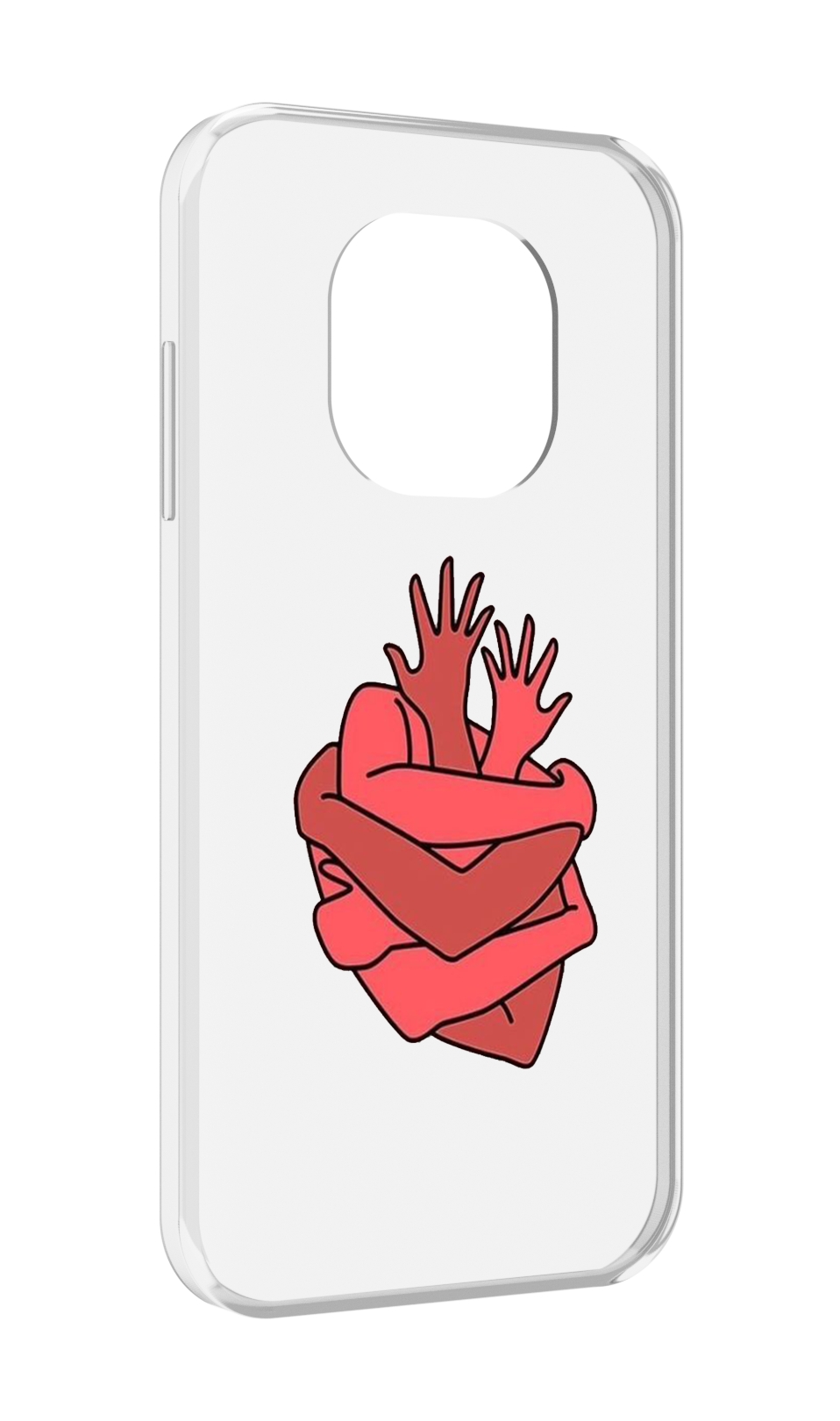 

Чехол MyPads сердце из ручек для Blackview BL8800 / BL8800 Pro, Прозрачный, Tocco