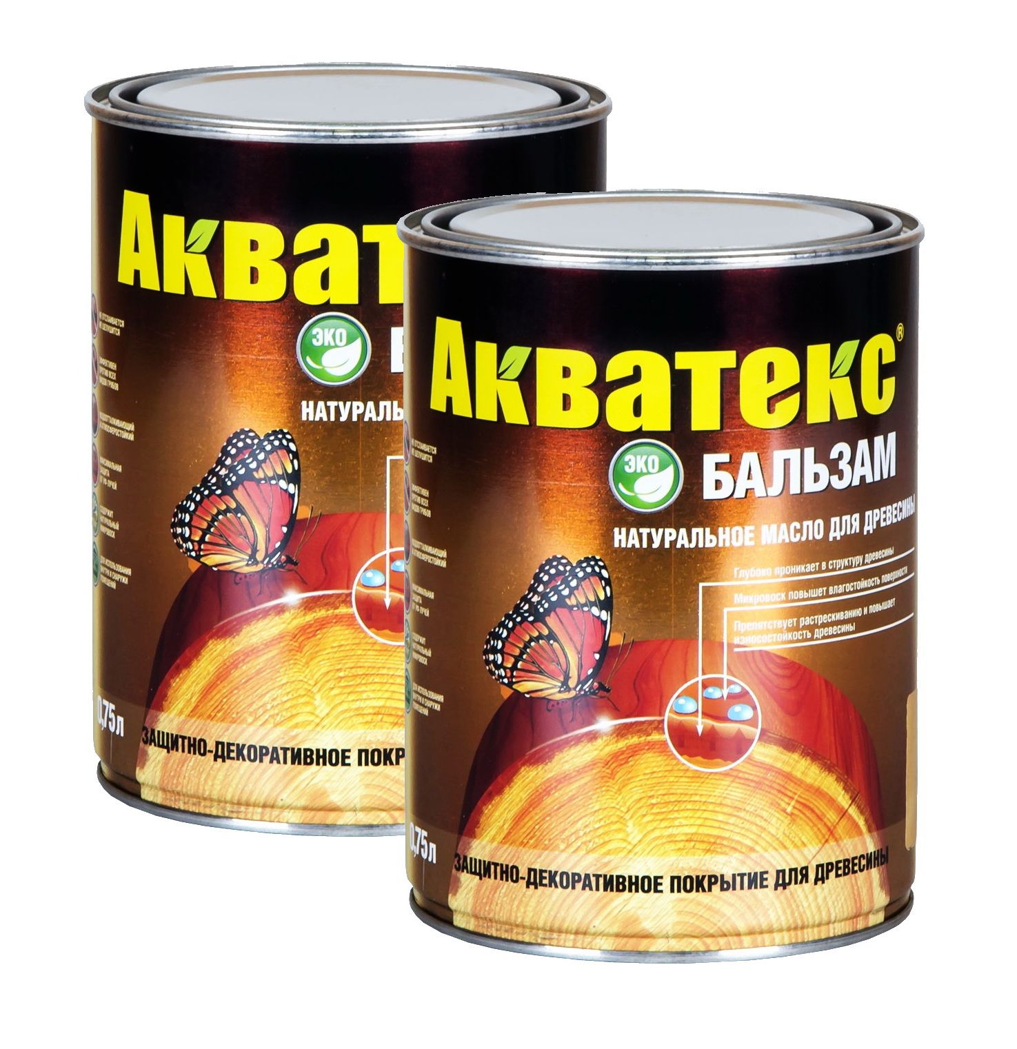 

Бальзам-масло Акватекс 2 штуки по 750 мл, иней