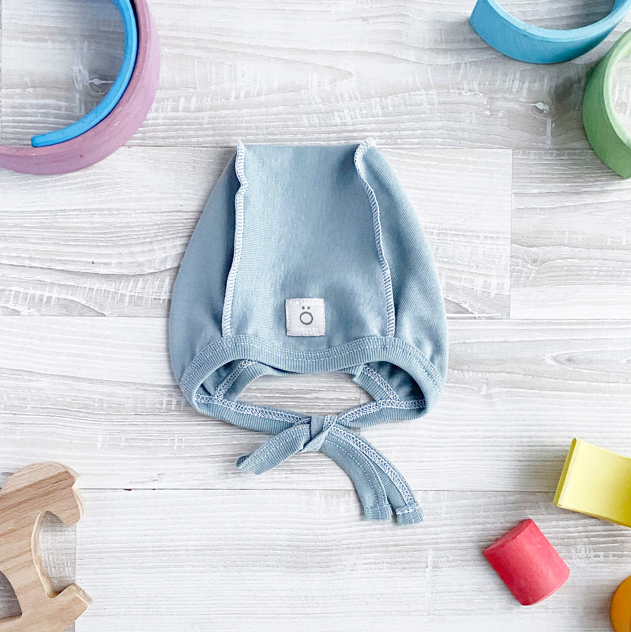 

Чепчик детский Mjolk Baby Blue ,44-50см, Голубой, SH2212