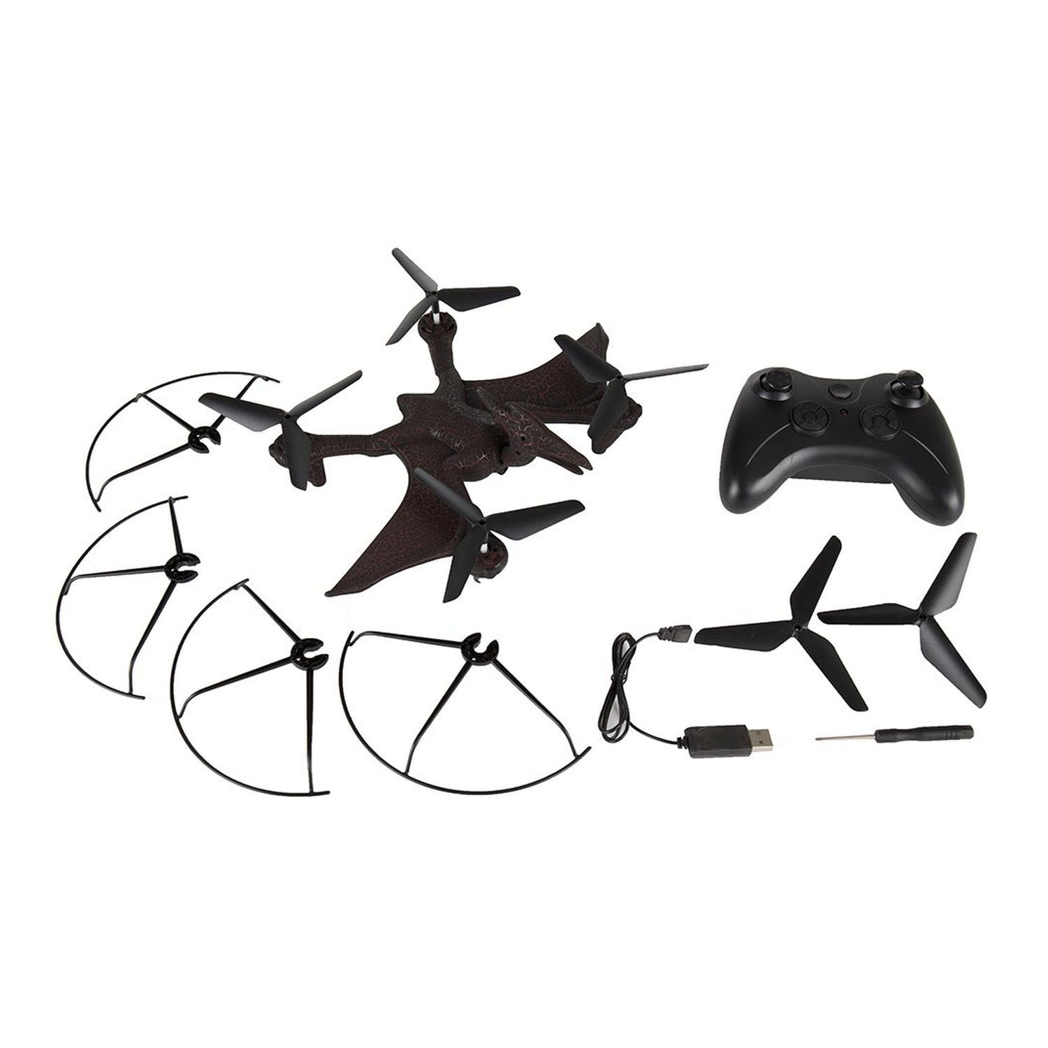 фото Квадрокоптер игруша дрон, цвет: черный i-h6d2