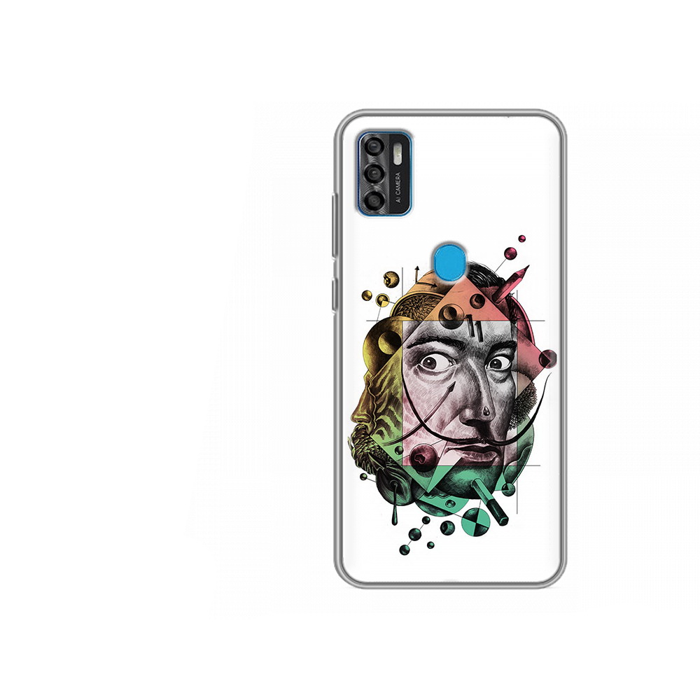 

Чехол MyPads Tocco для ZTE Blade A7s 2020 разноцветное лицо абстракция (PT158171.472.570), Tocco