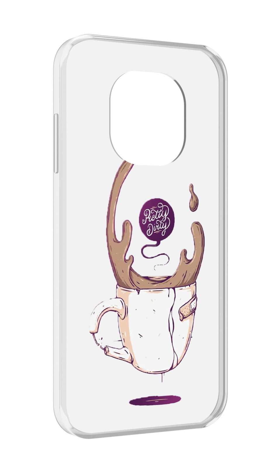 

Чехол MyPads сломанный стаканчик для Blackview BL8800 / BL8800 Pro, Прозрачный, Tocco