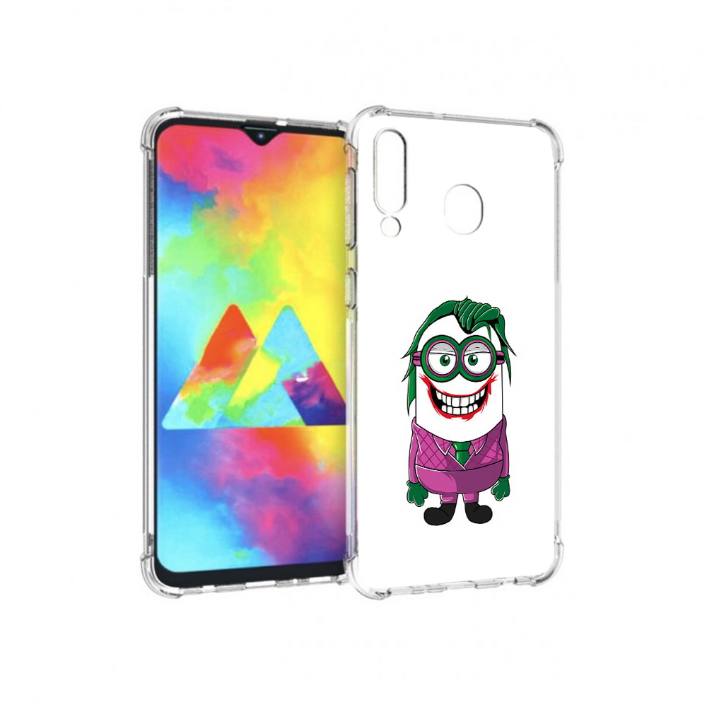 

Чехол MyPads Tocco для Samsung Galaxy M30 джокер миньон (PT138437.525.322), Прозрачный, Tocco