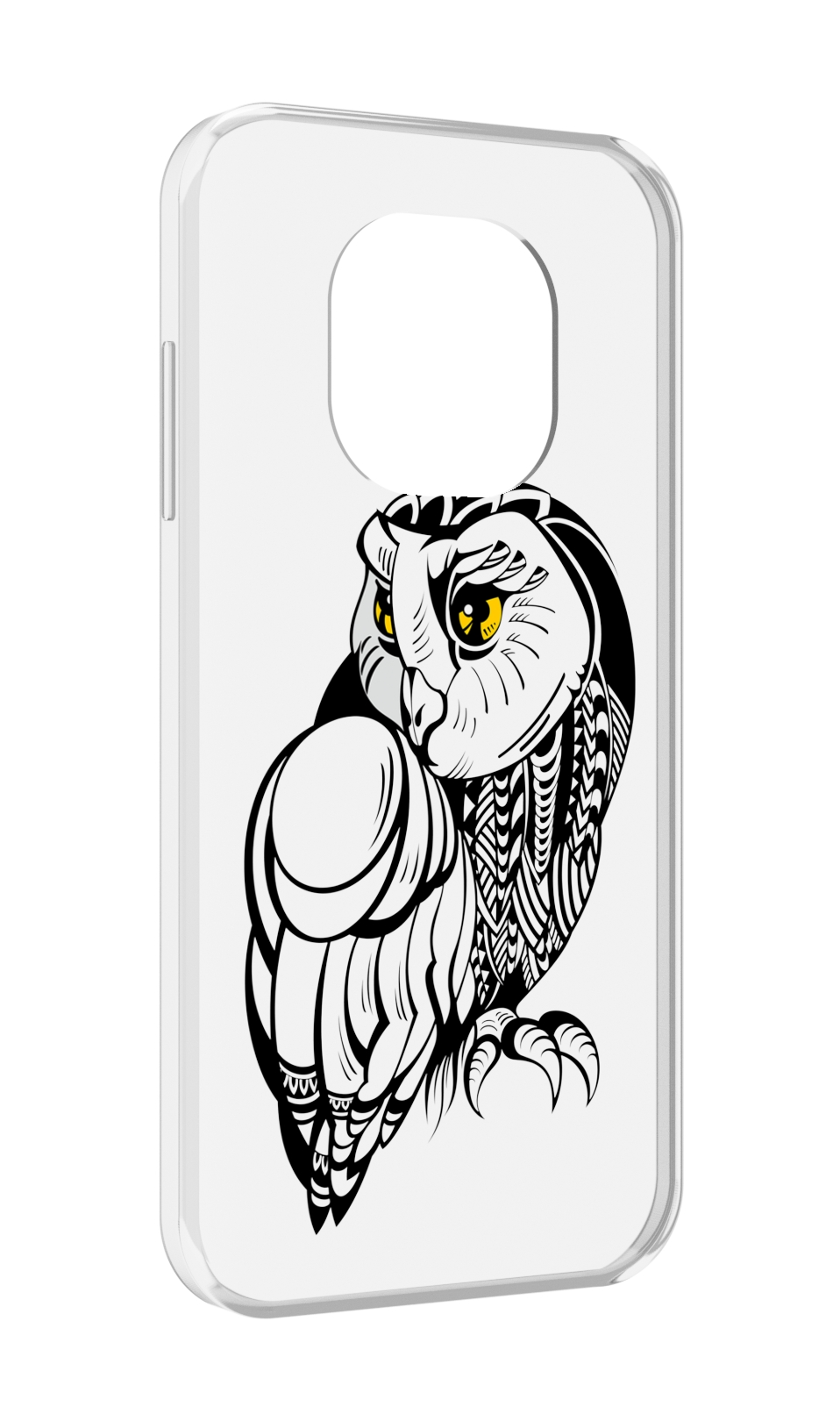 

Чехол MyPads сова-красотка для Blackview BL8800 / BL8800 Pro, Прозрачный, Tocco