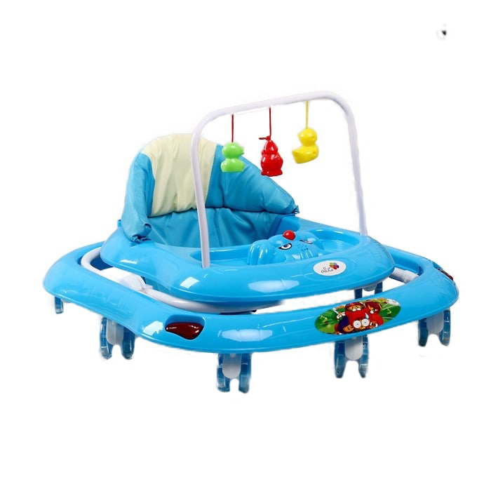 Ходунки «Маленький водитель С», 8 сил. колес, муз., синий