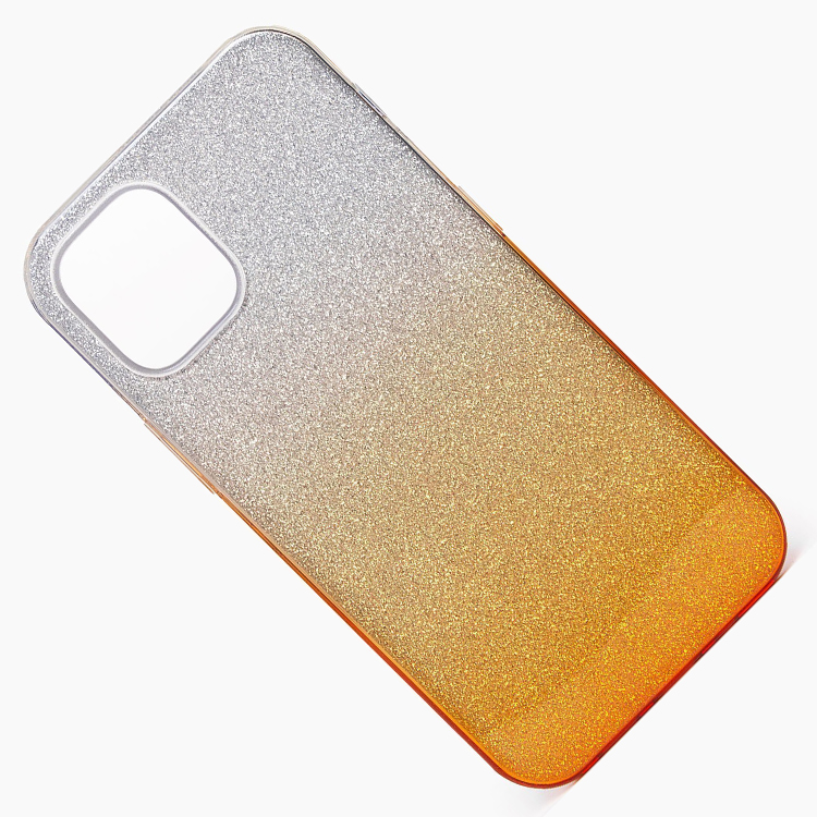 

Чехол iPhone 12 mini силиконовый градиент <серебристо-золотой>, Серебристый, iPhone 12 mini