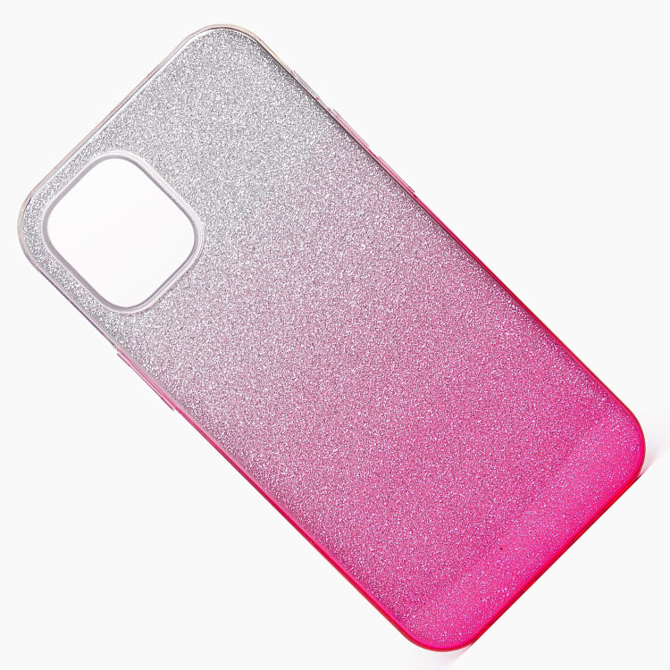 

Чехол iPhone 12 mini силиконовый градиент <серебристо-розовый>, Серебристый, iPhone 12 mini