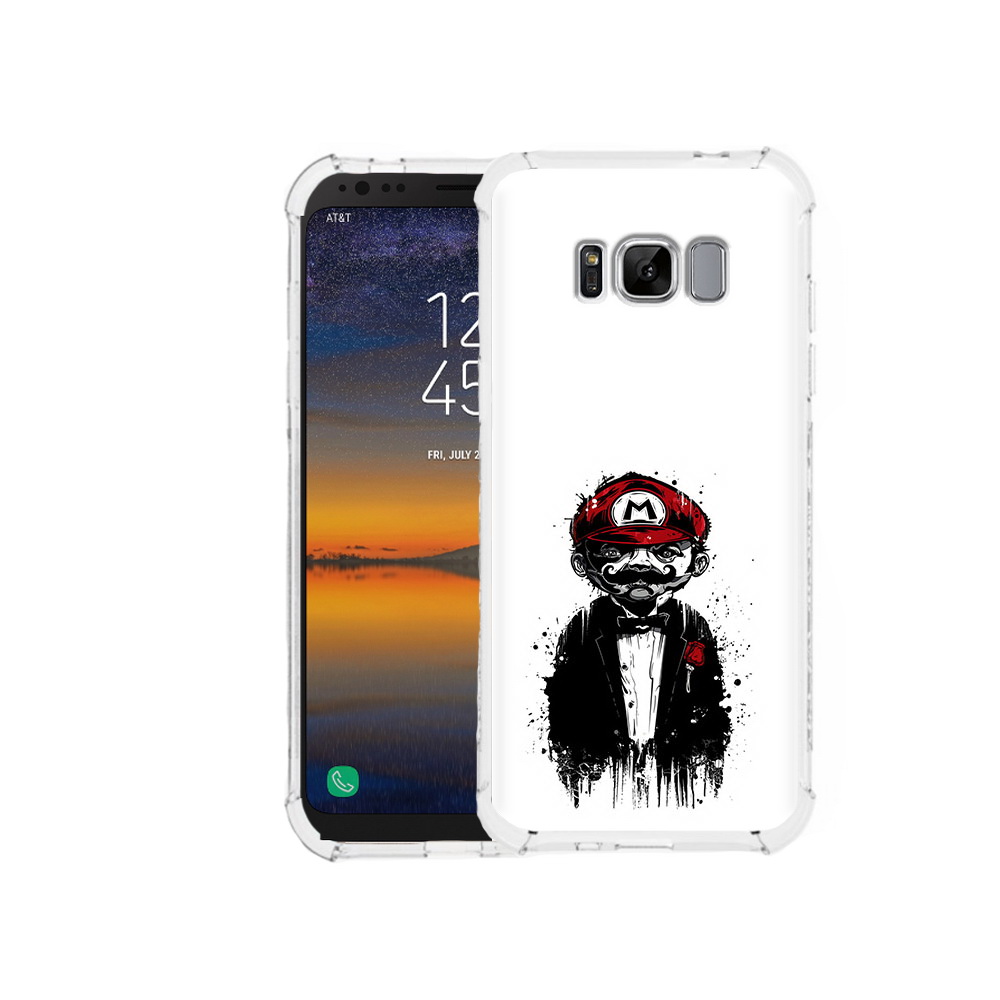 

Чехол MyPads Tocco для Samsung Galaxy S8 марио (PT107395.590.458), Прозрачный, Tocco