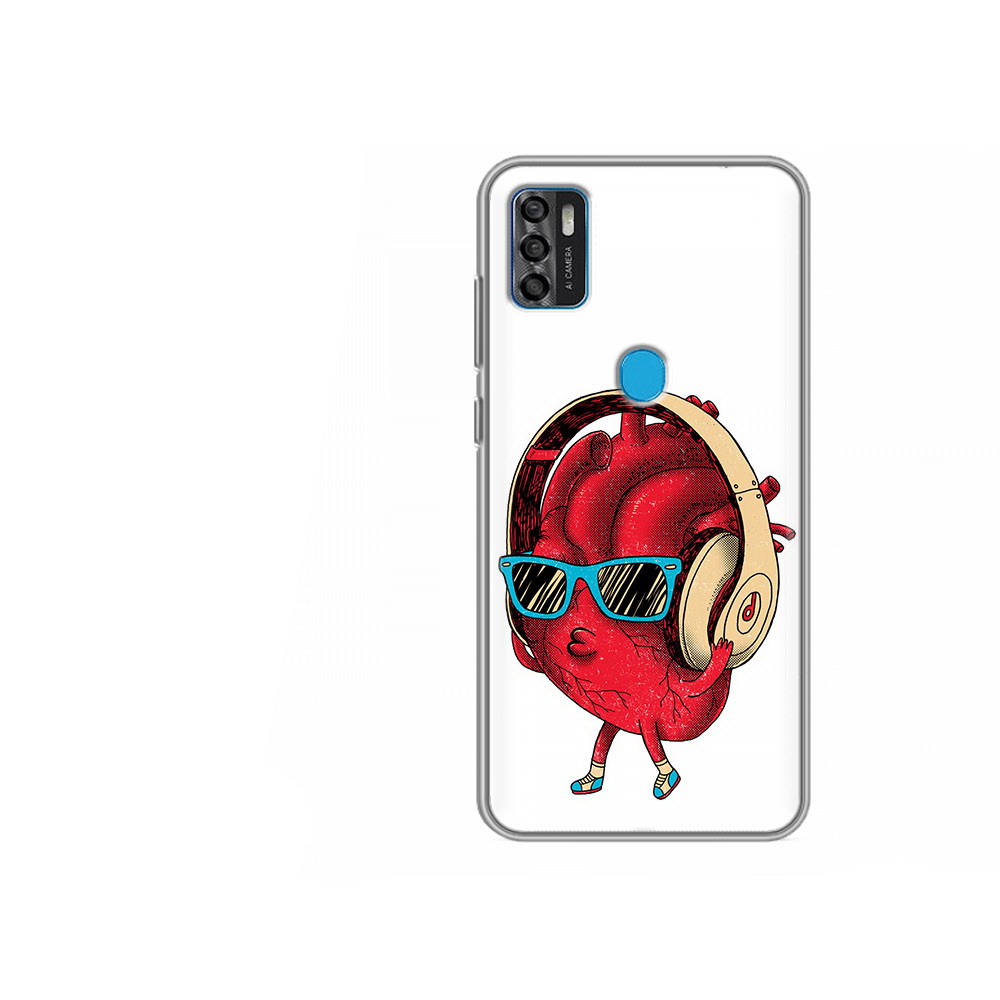 

Чехол MyPads Tocco для ZTE Blade A7s 2020 слушай сердце (PT158171.472.609), Tocco