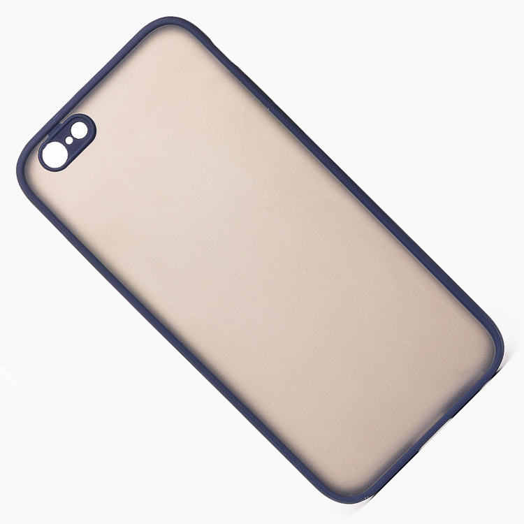 

Чехол iPhone 6, iPhone 6s пластиковый с окантовкой <синий>, iPhone 6