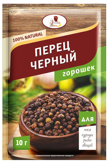 

Перец Эстетика вкуса черный горошек 10 г