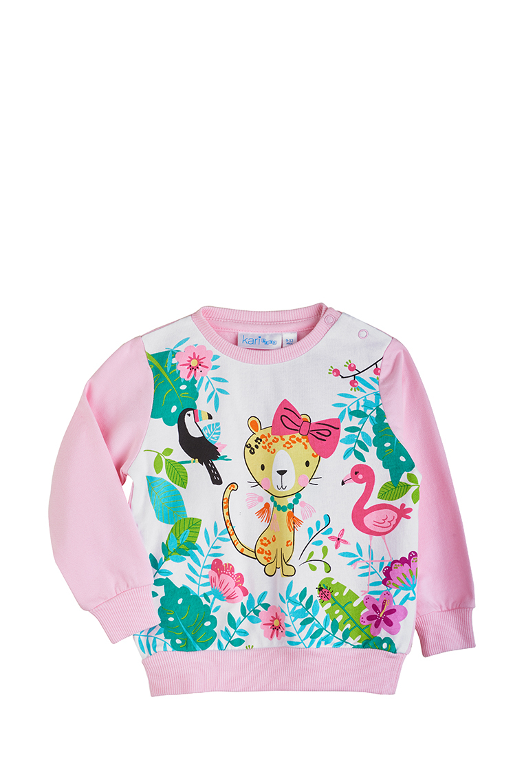 

Джемпер детский Kari baby SS21B06900502 розовый р.86, SS21B06900502