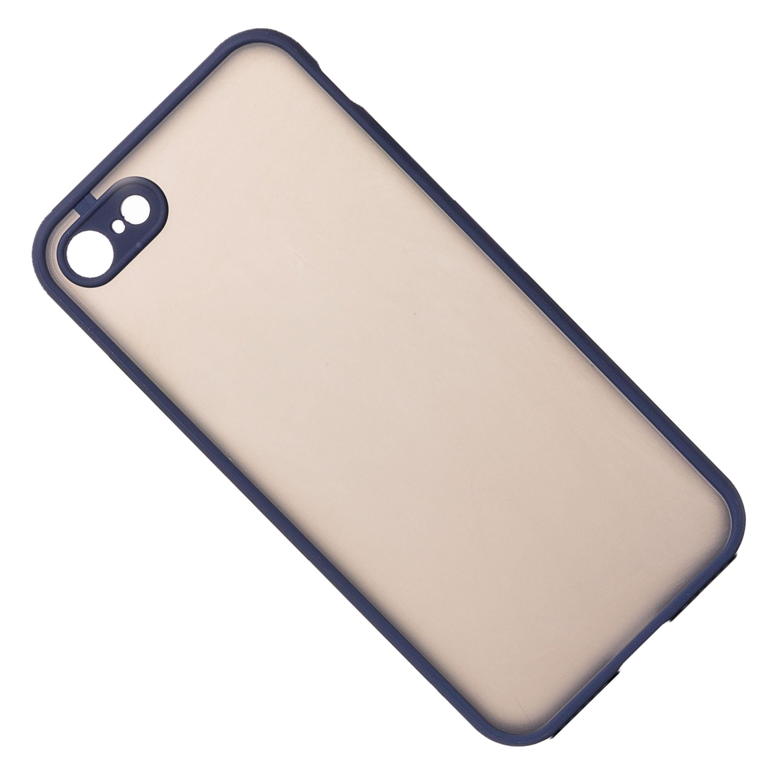 

Чехол iPhone 7, 8, SE 2020, SE 2022 пластиковый с окантовкой <синий>, iPhone 7