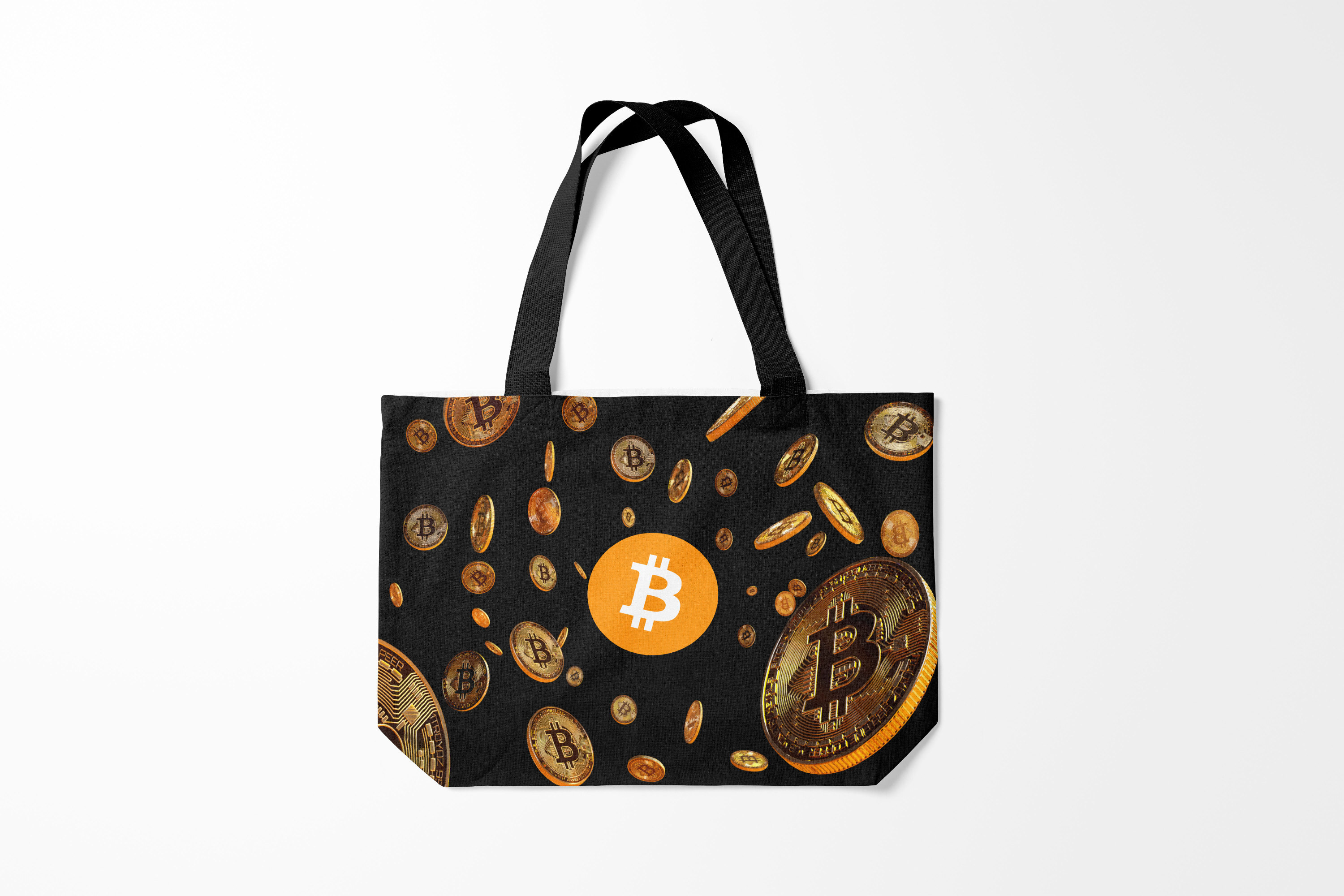 

Сумка шoппер унисекс Burnettie Другие BITCOIN, черный, Другие BITCOIN
