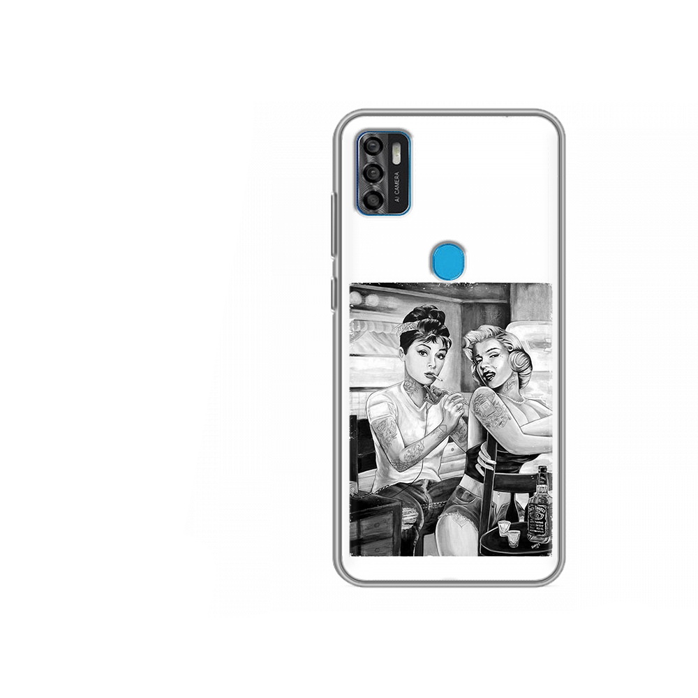 

Чехол MyPads Tocco для ZTE Blade A7s 2020 тату мастер (PT158171.472.637), Tocco